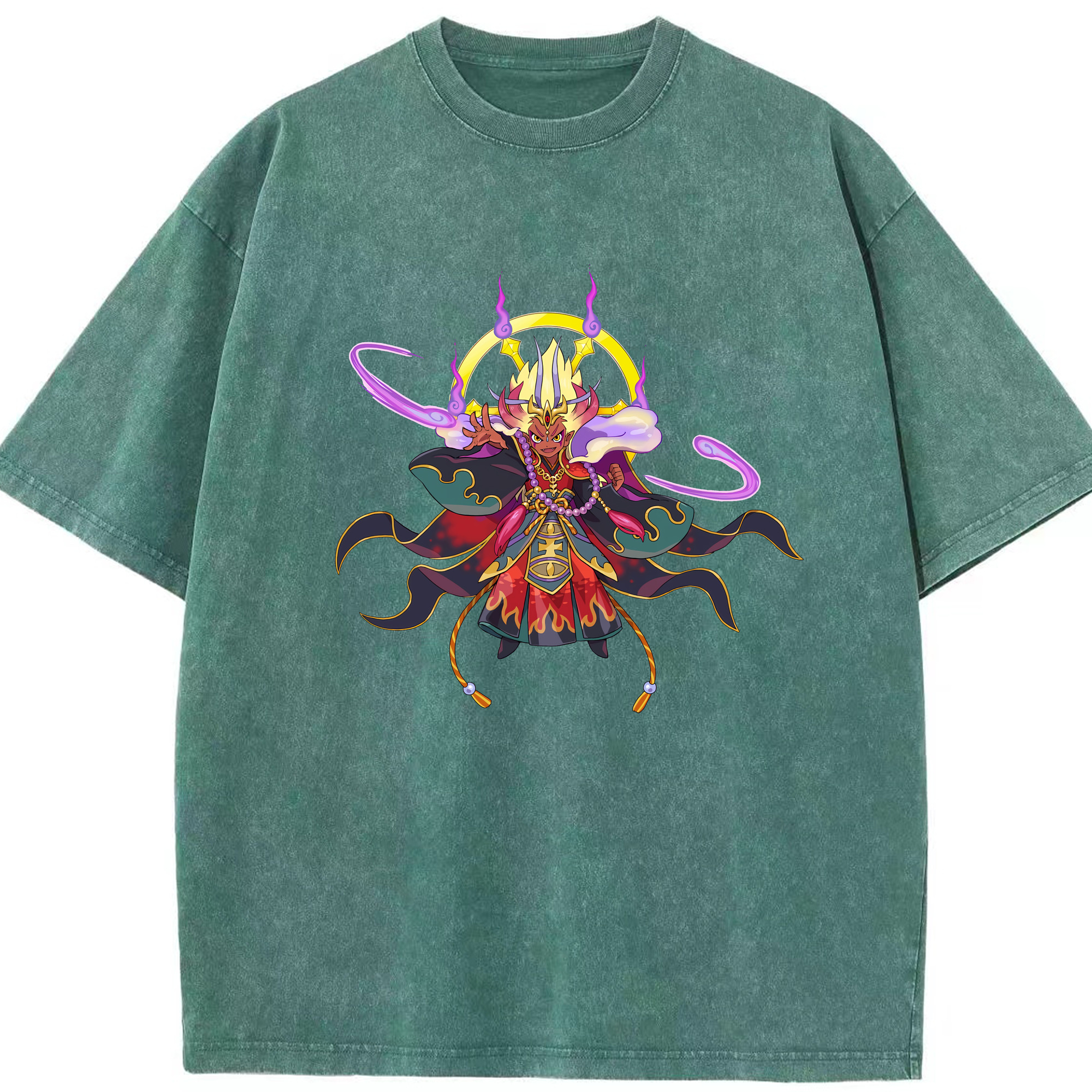 （画像用） 妖怪ウォッチ Yo-kai Watch 綿100% ヴィンテージ風 半袖Tシャツ（フロントプリント）